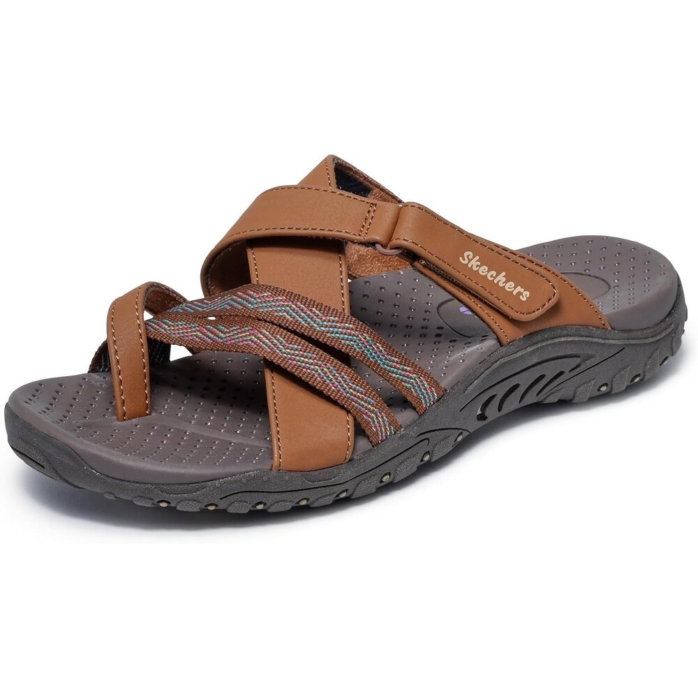 Skechers Reggae Sunday Stroll Sandal Women's Brown Size 10